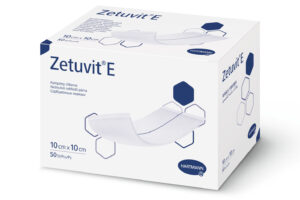 Zetuvit® E opatrunek chłonny niejałowy 10x10, opakowanie 50 szt.