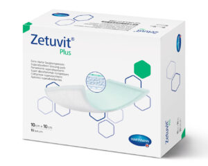 Zetuvit® Plus opatrunek z superabsorbentem (SAP) 10x10 cm, 10 szt.